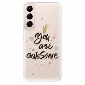 Odolné silikónové puzdro iSaprio - You Are Awesome - black - Samsung Galaxy S22 5G vyobraziť