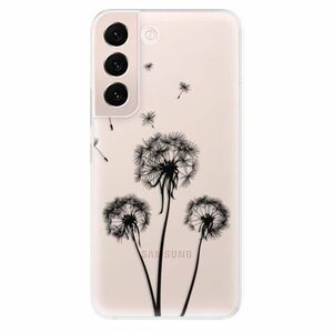 Odolné silikónové puzdro iSaprio - Three Dandelions - black - Samsung Galaxy S22 5G vyobraziť