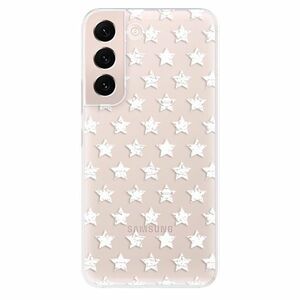 Odolné silikónové puzdro iSaprio - Stars Pattern - white - Samsung Galaxy S22 5G vyobraziť