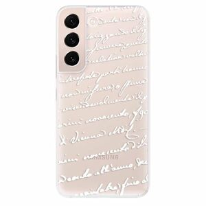 Odolné silikónové puzdro iSaprio - Handwriting 01 - white - Samsung Galaxy S22 5G vyobraziť