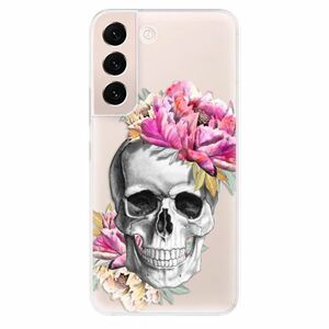 Odolné silikónové puzdro iSaprio - Pretty Skull - Samsung Galaxy S22 5G vyobraziť