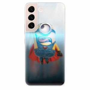 Odolné silikónové puzdro iSaprio - Mimons Superman 02 - Samsung Galaxy S22 5G vyobraziť