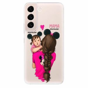 Odolné silikónové puzdro iSaprio - Mama Mouse Brunette and Girl - Samsung Galaxy S22+ 5G vyobraziť