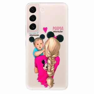 Odolné silikónové puzdro iSaprio - Mama Mouse Blonde and Boy - Samsung Galaxy S22+ 5G vyobraziť