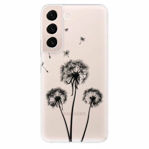 Odolné silikónové puzdro iSaprio - Three Dandelions - black - Samsung Galaxy S22+ 5G vyobraziť