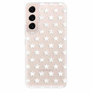 Odolné silikónové puzdro iSaprio - Stars Pattern - white - Samsung Galaxy S22+ 5G vyobraziť