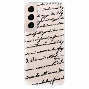 Odolné silikónové puzdro iSaprio - Handwriting 01 - black - Samsung Galaxy S22+ 5G vyobraziť
