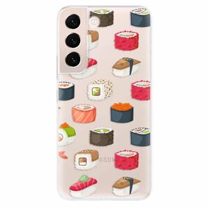 Odolné silikónové puzdro iSaprio - Sushi Pattern - Samsung Galaxy S22+ 5G vyobraziť