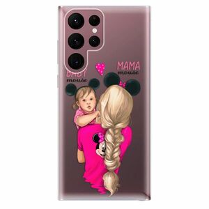 Odolné silikónové puzdro iSaprio - Mama Mouse Blond and Girl - Samsung Galaxy S22 Ultra 5G vyobraziť
