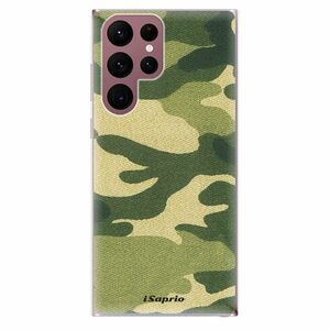 Odolné silikónové puzdro iSaprio - Green Camuflage 01 - Samsung Galaxy S22 Ultra 5G vyobraziť