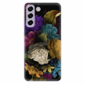 Odolné silikónové puzdro iSaprio - Dark Flowers - Samsung Galaxy S21 FE 5G vyobraziť