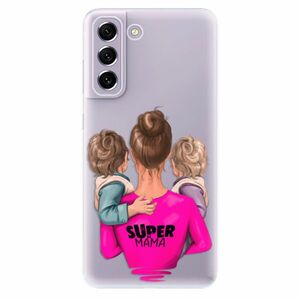 Odolné silikónové puzdro iSaprio - Super Mama - Two Boys - Samsung Galaxy S21 FE 5G vyobraziť