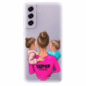 Odolné silikónové puzdro iSaprio - Super Mama - Two Girls - Samsung Galaxy S21 FE 5G vyobraziť