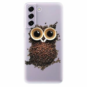 Odolné silikónové puzdro iSaprio - Owl And Coffee - Samsung Galaxy S21 FE 5G vyobraziť
