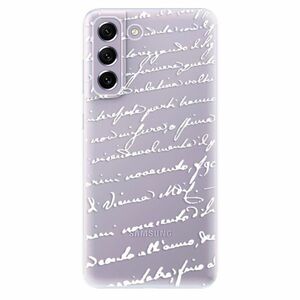 Odolné silikónové puzdro iSaprio - Handwriting 01 - white - Samsung Galaxy S21 FE 5G vyobraziť