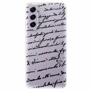 Odolné silikónové puzdro iSaprio - Handwriting 01 - black - Samsung Galaxy S21 FE 5G vyobraziť