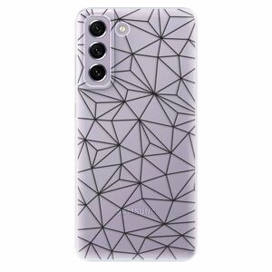 Odolné silikónové puzdro iSaprio - Abstract Triangles 03 - black - Samsung Galaxy S21 FE 5G vyobraziť