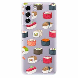 Odolné silikónové puzdro iSaprio - Sushi Pattern - Samsung Galaxy S21 FE 5G vyobraziť
