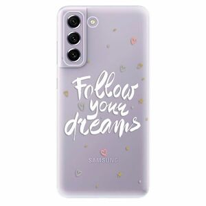 Odolné silikónové puzdro iSaprio - Follow Your Dreams - white - Samsung Galaxy S21 FE 5G vyobraziť