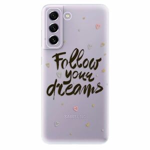 Odolné silikónové puzdro iSaprio - Follow Your Dreams - black - Samsung Galaxy S21 FE 5G vyobraziť