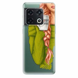 Odolné silikónové puzdro iSaprio - My Coffe and Redhead Girl - OnePlus 10 Pro vyobraziť