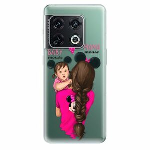 Odolné silikónové puzdro iSaprio - Mama Mouse Brunette and Girl - OnePlus 10 Pro vyobraziť
