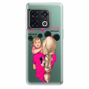 Odolné silikónové puzdro iSaprio - Mama Mouse Blond and Girl - OnePlus 10 Pro vyobraziť
