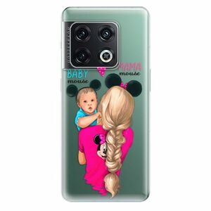 Odolné silikónové puzdro iSaprio - Mama Mouse Blonde and Boy - OnePlus 10 Pro vyobraziť
