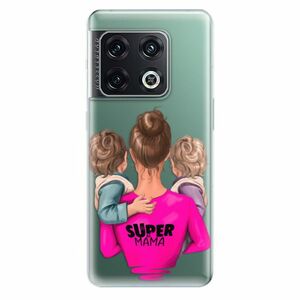 Odolné silikónové puzdro iSaprio - Super Mama - Two Boys - OnePlus 10 Pro vyobraziť