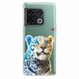 Odolné silikónové puzdro iSaprio - Leopard With Butterfly - OnePlus 10 Pro vyobraziť