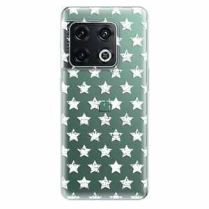 Odolné silikónové puzdro iSaprio - Stars Pattern - white - OnePlus 10 Pro vyobraziť