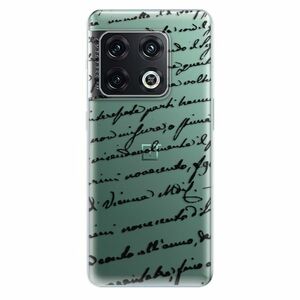 Odolné silikónové puzdro iSaprio - Handwriting 01 - black - OnePlus 10 Pro vyobraziť