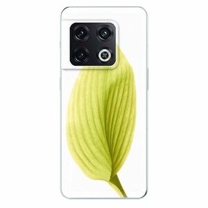 Odolné silikónové puzdro iSaprio - Green Leaf - OnePlus 10 Pro vyobraziť