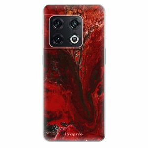 Odolné silikónové puzdro iSaprio - RedMarble 17 - OnePlus 10 Pro vyobraziť