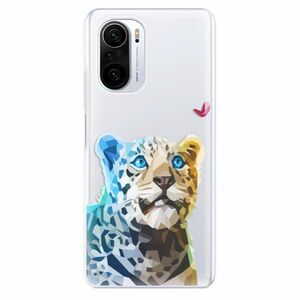 Odolné silikónové puzdro iSaprio - Leopard With Butterfly - Xiaomi Poco F3 vyobraziť