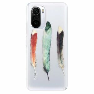 Odolné silikónové puzdro iSaprio - Three Feathers - Xiaomi Poco F3 vyobraziť