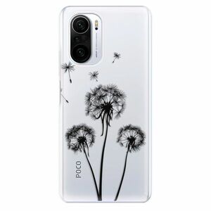 Odolné silikónové puzdro iSaprio - Three Dandelions - black - Xiaomi Poco F3 vyobraziť