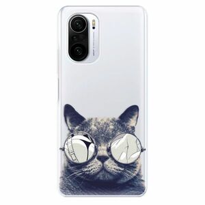 Odolné silikónové puzdro iSaprio - Crazy Cat 01 - Xiaomi Poco F3 vyobraziť
