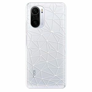 Odolné silikónové puzdro iSaprio - Abstract Triangles 03 - white - Xiaomi Poco F3 vyobraziť