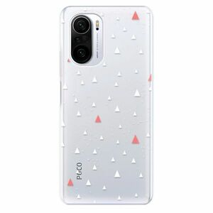 Odolné silikónové puzdro iSaprio - Abstract Triangles 02 - white - Xiaomi Poco F3 vyobraziť