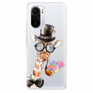 Odolné silikónové puzdro iSaprio - Sir Giraffe - Xiaomi Poco F3 vyobraziť