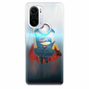 Odolné silikónové puzdro iSaprio - Mimons Superman 02 - Xiaomi Poco F3 vyobraziť