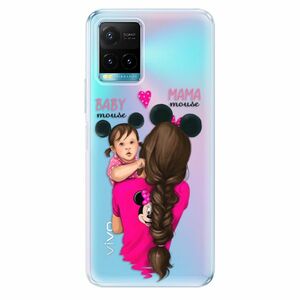 Odolné silikónové puzdro iSaprio - Mama Mouse Brunette and Girl - Vivo Y21 / Y21s / Y33s vyobraziť