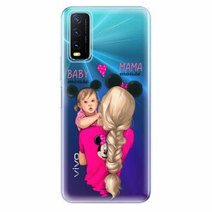 Odolné silikónové puzdro iSaprio - Mama Mouse Blond and Girl - Vivo Y20s vyobraziť