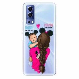Odolné silikónové puzdro iSaprio - Mama Mouse Brunette and Boy - Vivo Y52 5G vyobraziť