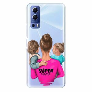 Odolné silikónové puzdro iSaprio - Super Mama - Boy and Girl - Vivo Y52 5G vyobraziť