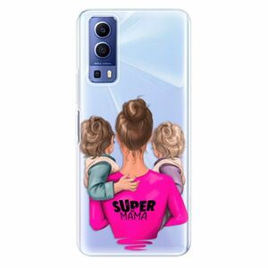 Odolné silikónové puzdro iSaprio - Super Mama - Two Boys - Vivo Y52 5G vyobraziť