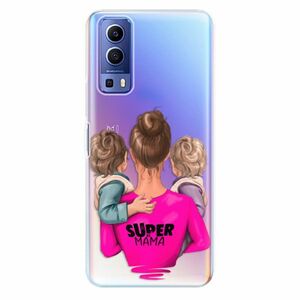 Odolné silikónové puzdro iSaprio - Super Mama - Two Boys - Vivo Y72 5G vyobraziť