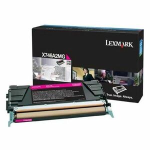 LEXMARK X746A2MG - originálny toner, purpurový, 70000 strán vyobraziť