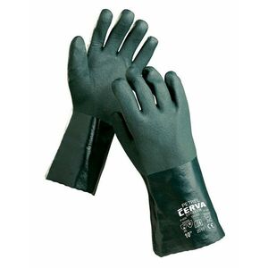 PETREL rukavice celomáč v zel. PVC - 10 vyobraziť